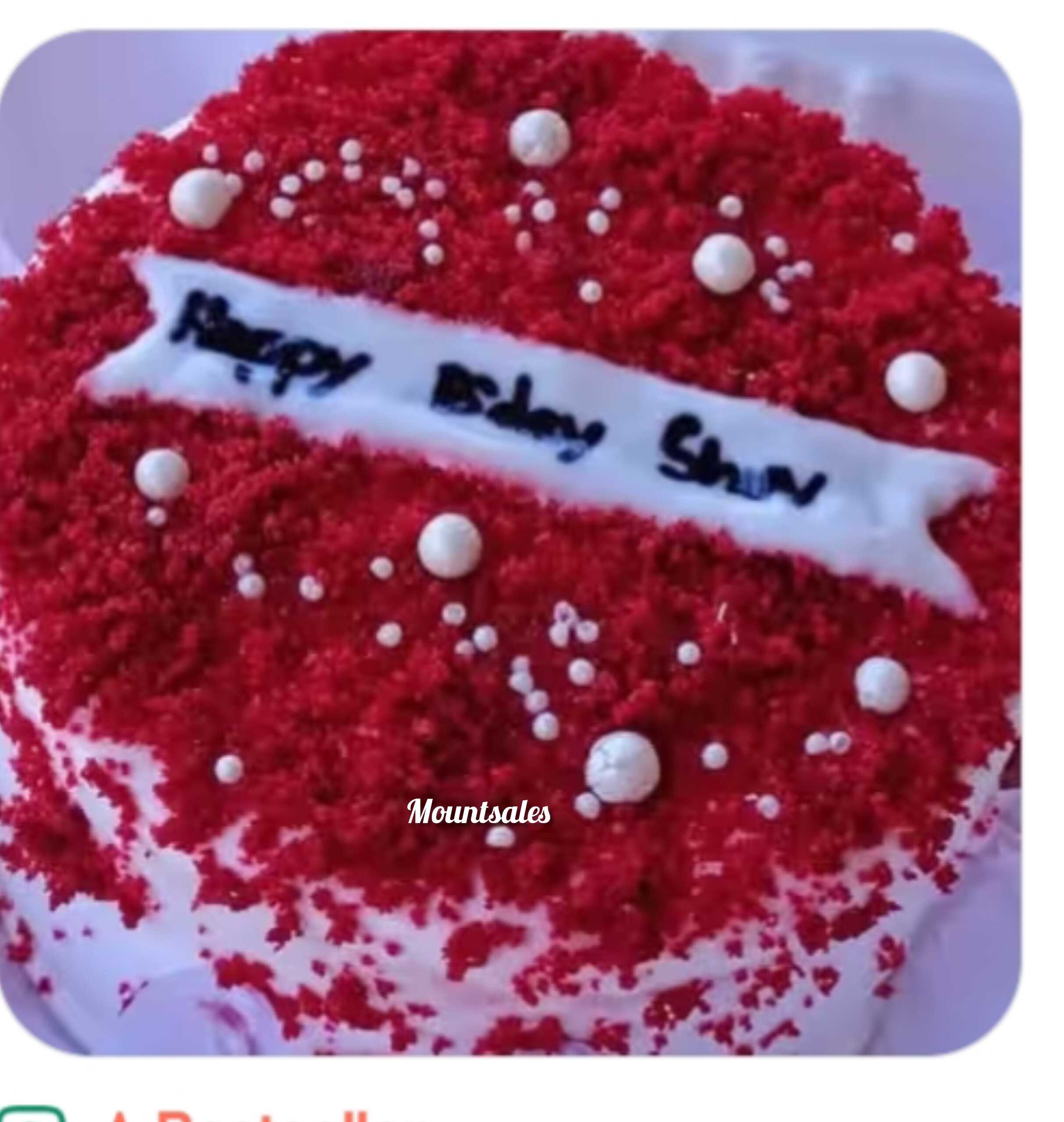 Premium RED N White Velvet Cake